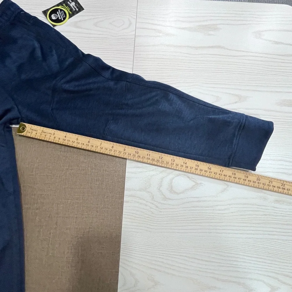 Athletic Works Jogger Pants‎ Boys Small 6-7 Blue Heather Tech Fleece DriWorks
